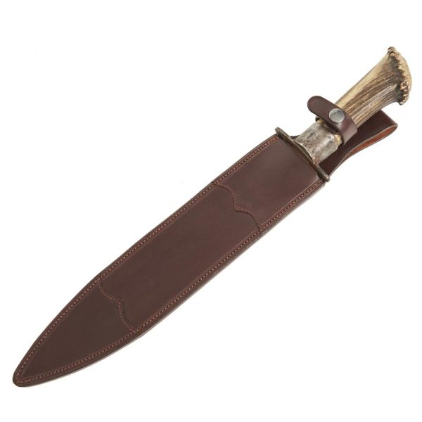 Funda de cuero para cuchillo fabricada artesanalmente y a medida.